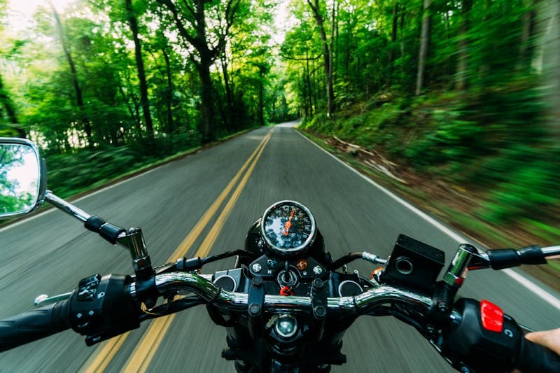 biker riding a bike